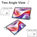 3-fold Clear TPU Leather Tablet Case with Pen Slot For Lenovo Tab M11 / Xiaoxin Pad 11 2024. 