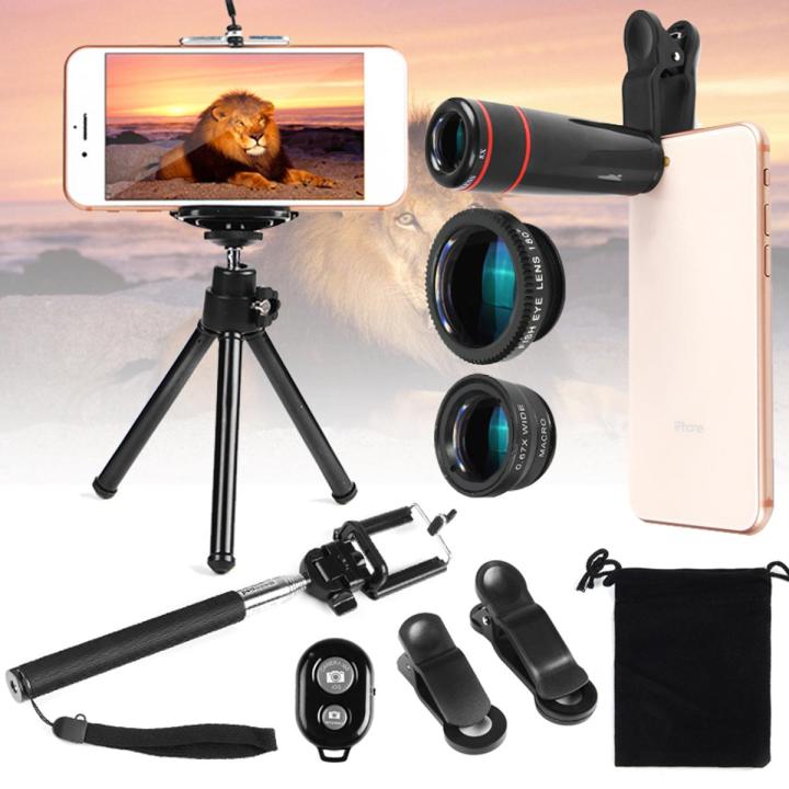 All in1 Accessories Phone Camera Lens Top Travel Kit For Mobile Smart Cell Phone