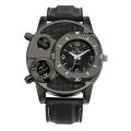 V8 Cool Men's Silicone Band Bolts Round Dial Sports Analog Quartz Wrist Watch. 
