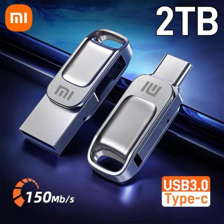 Xiaomi 2TB 1TB USB Flash Drives USB 3.0 Metal Flash Drive Drive C-Type High Speed Pendrive Waterproof Portable USB Memory New