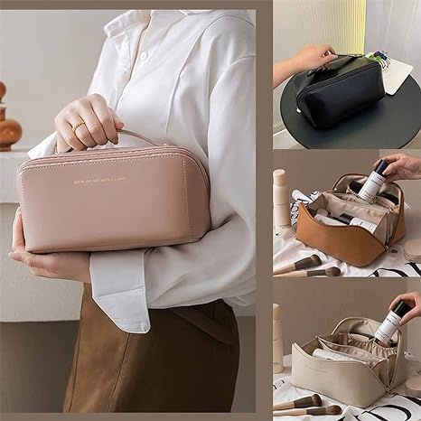 Makeup%20Pouch%20Women%20Waterproof%20Washbag-%20Multifunctional%20Toiletry%20Kit-%20Cosmetic%20Travel%20Bag,%20Women's%20Makeup%20Travel%20Bag%20Portable%20Leather%20Cosmetics%20Bags,%20Brushes%20bag-%20Jewellery%20Pouch-Travelling%20Organizer%20Bridal%20Gift%20-%20Image%204