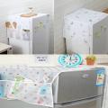 Dustproof fridge cover with pockets, waterproof cover for fridge, oil proof fridge organizer cover, kitchen accessories, kitchen organizer fridge accessories Plastic cover,. 