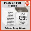 0.1 📦 Pack of 100 High-Quality Daraz Flyers | Strong Courier Bags with Address Pocket | Waterproof, Tear-Resistant & Multi-Size Packaging 5x7–6x8–8x11–10x12–12x16–14x19 | Safe, Durable & Professional | Prices Drop Store. 
