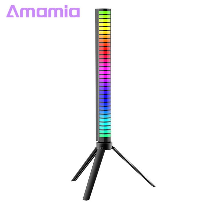 Amamia LED RGB Light Long Standby Time Voice Activated Music Rhythm RGB Decorative Lamp