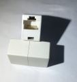 RJ45 Female Connector RJ 45 Coupler Extender Joinder Ethernet LAN Jointer cat 5 /cat 6.. 
