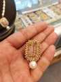 Choker White pearls Set with Earnings -Collar Set sone jesa. 