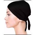 Simple Full Head Cap - Soft Cotton, Breathable, Free Size. 