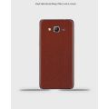 Samsung Nxt  Phone Skin Only Back And Sides Brown Classic Leather Texture Skin. 