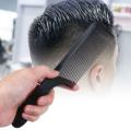 Professional Barber Comb Men's Curved Shaver Cutting Brush Barbers Metal Haircut Comb Anti-Static Comb Hair Styling Tools. 