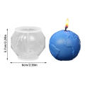 Moon Mold | Silicone Moon Mold For Clay | 3D Casting Mold Raft Candle Mold Silicone Craft Soap Aromatherapy Candle Ornaments 3D Candle Molds. 