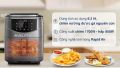 Lot Kalite Steam 7 Air Fryer Oven Digital Display With Touchscreen 7 Leter Large Airfryer Cooker 18 Touch Cooking Presets 200 Recipes Xl Air Fryer Basket 1700w Power Multifunction Stainless Steel. 