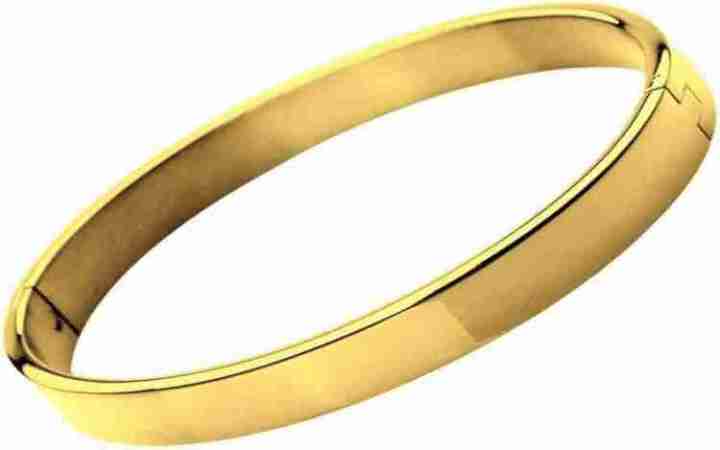 Men's%20kara%20Gold%20Bangle%20Bracelet%20Bangle%20Bracelet%20-%20Image%203