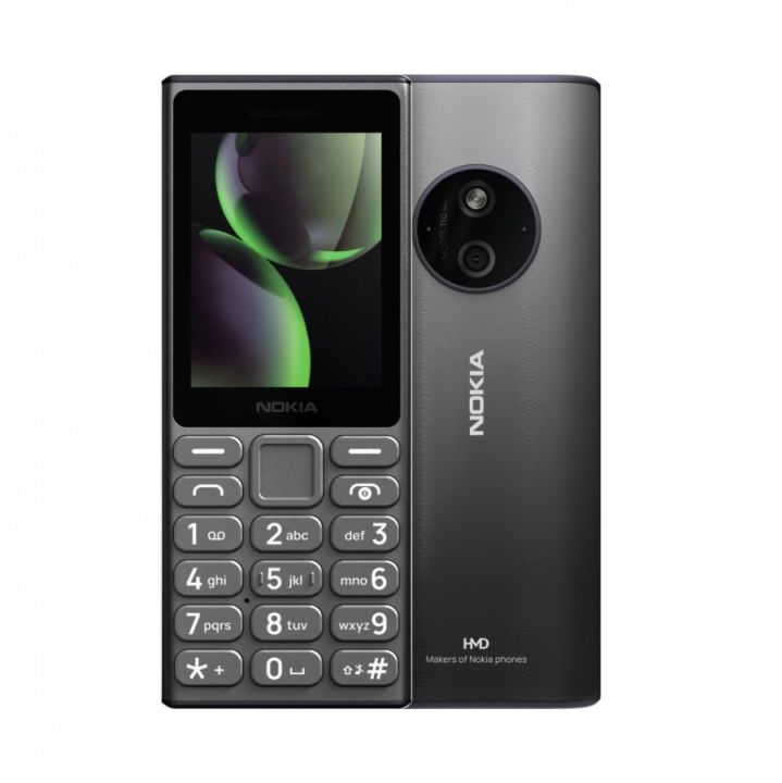 Nokia 125 (2024) - 4G Feature Phone with 2.4" Display, Dual SIM, VGA Camera, Bluetooth 5.0, Wireless FM Radio, USB-C, 1450mAh Removable Battery, Expandable Storage, and Durable Design.