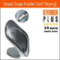 Soap Holder | Soap Dispenser | Soap holder for Bathroom | Soap Dish | leaf shape soap holder, self draining bathroom fitting (Pack of 2). 