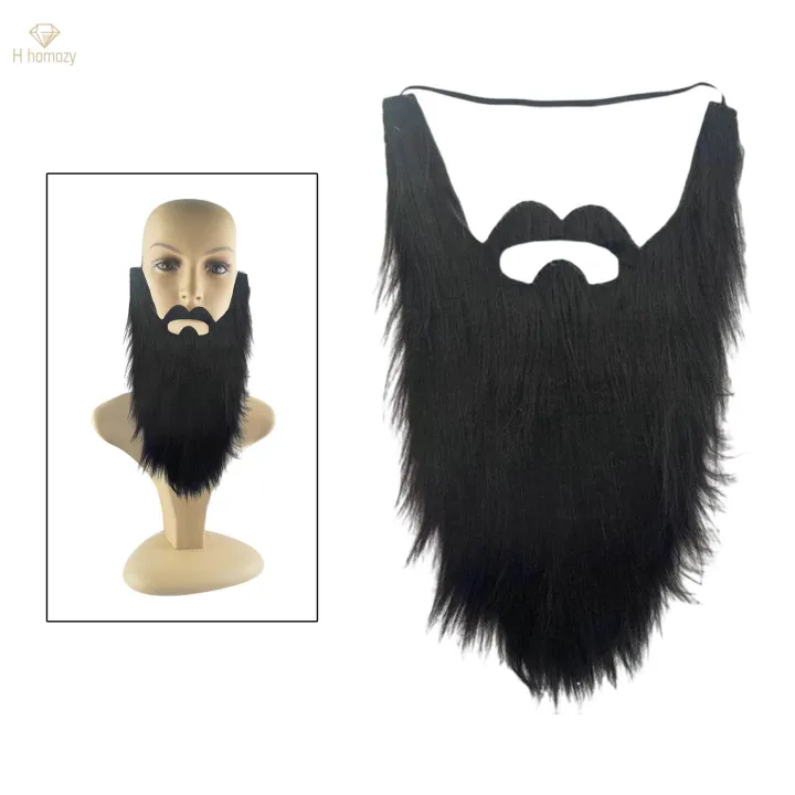 Long%20Beard%20Costume%20Fake%20Mustache%20Fake%20Beard%20Mustaches%20Dwarf%20Gnome%20Beard%20Costume%20Accessories%20Dress%20Up%20for%20Party%20Cosplay%20Supplies%20,%20Black%20-%20Image%202