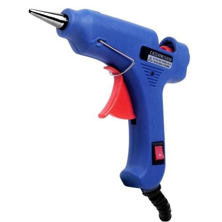 Compact 20W Mini Hot Melt Glue Gun with 2 Glue Sticks Included