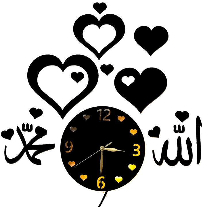 High quality wooden wall clock | Hearts Shaped wall clock | hearts shaped wooden wall clock