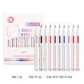 Dragon Ranee Colorful Eyeliner Pencil Kit Matte Waterproof Eyeliner - 10Pcs. 