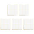 Blank Handwriting Can Paste Name Number Stickers, Sticker Labels, Self-Adhesive Labels, White, Small Durable Easy to Use White. 