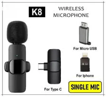 Wireless%20MIC%20K8%20SINGLE%20AND%20DUAL%20MICROPHONE%20Vlogging%20Mic%20with%20Microphone%20Accessories%20Video%20for%20Type%20C%20Android,%20IOS%20Lightining%20&%203.5mm%20Jack%20-%20Image%206