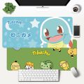 Pokemon Mouse Pads Pikachu Squirtle Large Anime Mousepad Gamer Cute Kawaii Gaming Mouse Pad Big Fashion Laptop Notebook Desk Mat. 