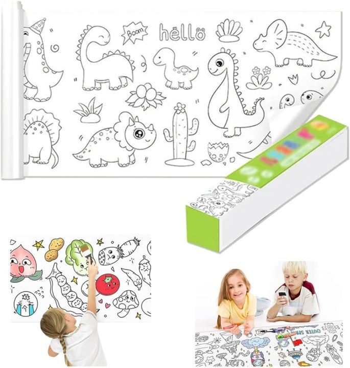 DIY%20Children%20Drawing%20Toys%20Arts%20Creative%20Handmade%20Graffiti%20Scroll%20Color%20Filling%20Painting%20Drawing%20Paper%20with%20Watercolor%20Pigments%20With%206%20Poster%20Color%20Roll%20Size%20150%20x%2019.7%20CM:%20-%20Image%204
