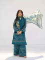 Salitex Eid Collection 3 Piece for Women Unstitched Festive Embroidered Suit (SUNW7NO105). 