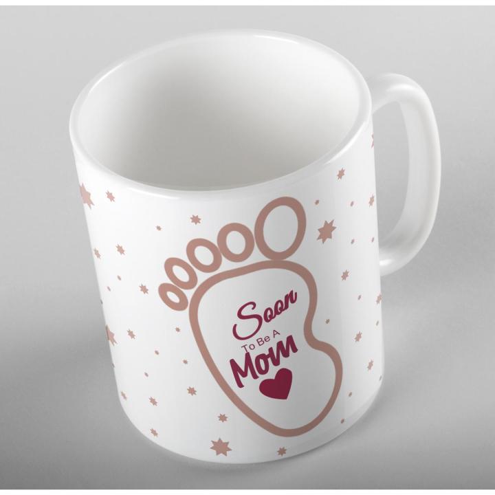 Baby Shower Mug for Mom Soon to Be Ceramic Cup Gift