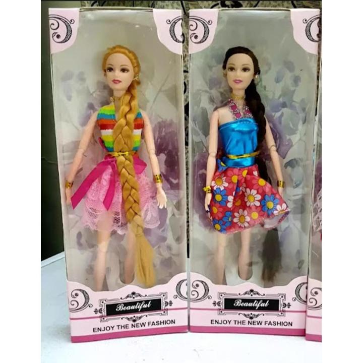 Piece of Long Hair Barbie_Doll Cute Barbie_Doll Moveable Joints