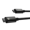 Baseus 240W Tungsten Gold Type-C to Type-C Fast Charging Data Cable, with Data Transfer Speed 480Mbps. 