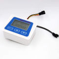 Digital Flow Meter Water Flowmeter Temperature Time Record LCD controller. 