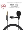 5m Mini Portable Lavalier Condenser Microphone Clip-on Tie-clip Mic Wired Microphone for Phone and Camera DSLR. 