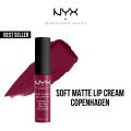 NYX Professional Makeup - Cosmetics Soft Matte Lip Cream Liquid Lipstick Copenhagen. 