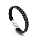 Watch Zone Black Lather Bracelet Bands For Men. 