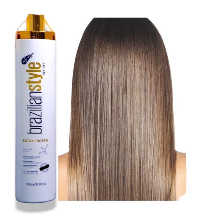 Brazilian Style Botox keratin Protein Hair Straightening Treatment Professional Hair - 1000ML