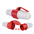 1Set Coupler Industrial Plug Socket Movable Connector 3Pin 4Pin 5Pin 16A 32A IP44 Waterproof Male Female Electrical Connection. 