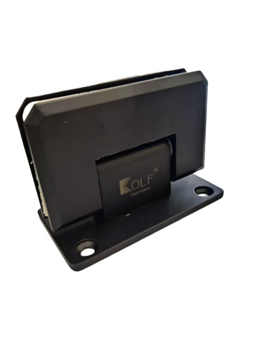 KOLF%20Orignal%20Germany%2090%C2%B0%20Matt%20Finish%20Wall%20to%20Glass%20Shower%20Door%20Hinge%20black%20powder%20coated%208mm%20-%2012mm%20-%20Image%2010