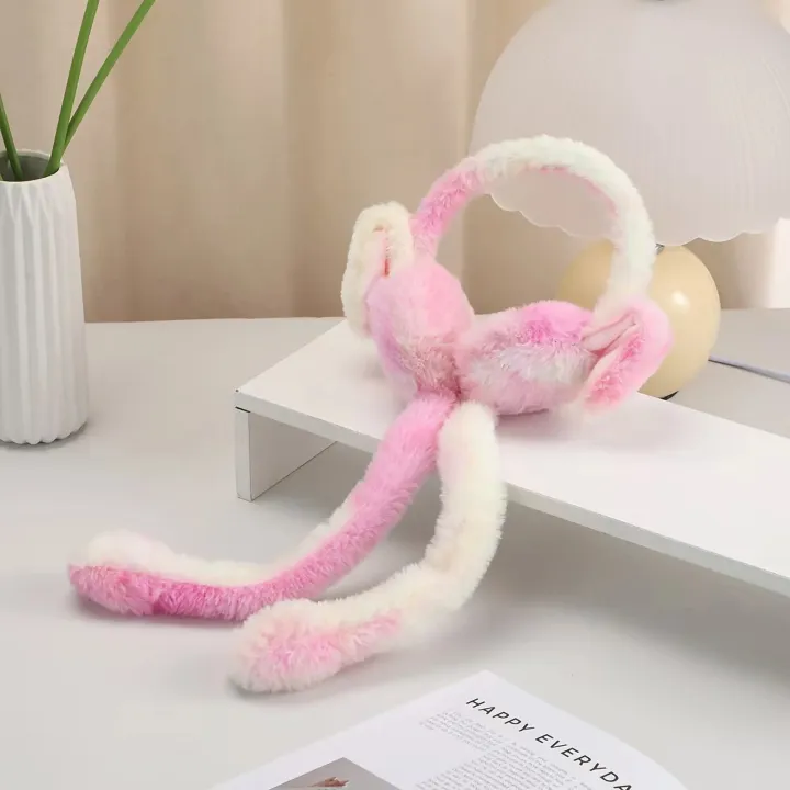Kids%20Winter%20Earmuffs%20with%20Moving%20Rabbit%20Ear%20%7C%20Cute%20Plush%20Ear%20Warmer%20for%20Girls%20&%20Boys%20%7C%20Soft%20Woolen%20Windproof%20Ear%20Muff%20%7C%20Pneumatic%20Bunny%20Ear%20Cover%20%7C%20Warm%20Fashion%20Accessories%20for%20Kids%20&%20Women%20-%20Image%206