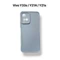 Vivo Y33S Y21 2021 Y21S Y21T Y21A Y33T Back Cover | Soft Matte Silicone Solid Design | Shockproof Camera Protection Phone Case for Vivo Y33S Y21 2021 Y21S Y21T Y21A Y33T. 