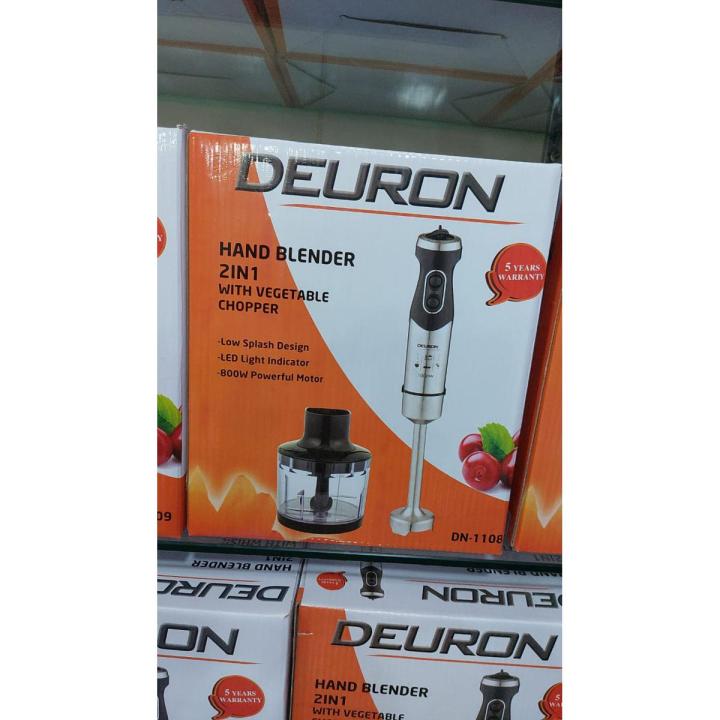 Deuron Hand Blender 2in1 With Vegetable Chopper