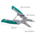 BERRYLION 180mm Cable Wire Stripper Crimping Pliers For Strippier Cutting Crimping Wire Multitool Electrician Tools. 