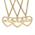 New Combination Broken Heart 2 Pieces 3 Pieces Pendant Necklace Forever Friend Ms. Jewelry Necklace Girlfriend. 