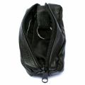 1pc 12x6cm Portable Black Coin Purse Ultra-light Women Multifunctional Bag Purse Key Leather Handbag For Gifts PU Mini Fash F3I7. 
