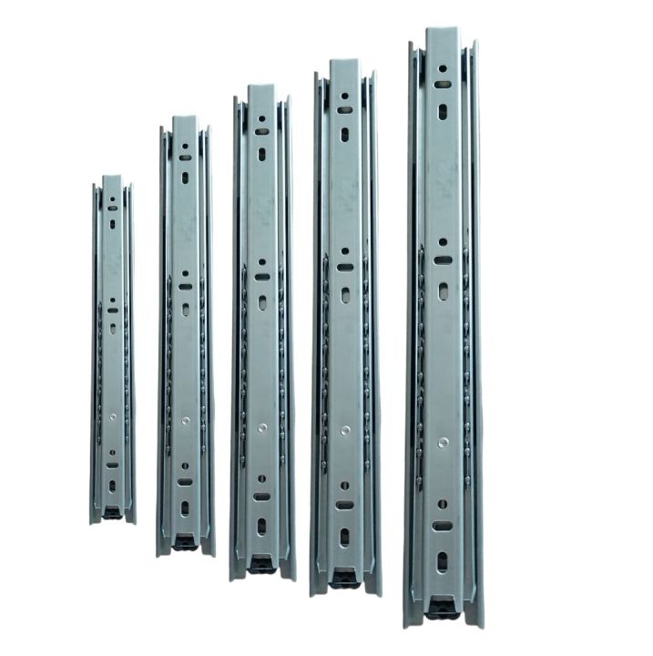 Drawer Sliding Channel one Set (left and rights Side)    with Ball Bearing 10, 12, 14 Inch Manual