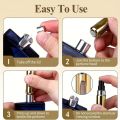 Refillable Perfume Atomizer - 5ml Travel Size, Mini Spray Bottle, Portable Refillable Empty Metal Bottle for Fragrance, Travel Essential, Leak-Proof, Pocket-Sized, Ideal for Men & Women. 