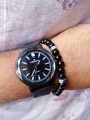 LUXURY CLASIC BLACK WATCH FOR MEN-BUISNESS QUARTZ WATCH FOR BOYS-PREMIUM BLACK WATCH-STYLISH BLACK EDITION watches-casual watch- Imported top quality watch- Branded watch-high Quality watch- Fashion wrist watch- positif watch for men-watches for men-. 