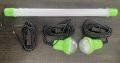 Bijli Box 100 rechargeable solar package with 3x LED lights and 2x pedestal fans. 15+ hours both fans runtime everyday. 