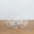 Creative Rustic Egg Basket Display Tray Holder Freestanding Egg Storage Rack. 