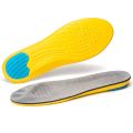 【Footprint】 EVA Elastic Memory Foam Breathable Shoes Insoles For Men And Women Sports Function Shoes Pad Size 35-45. 