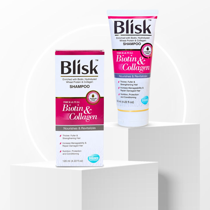 Blisk Biotin Collagen Shampoo - Diligece Health Care